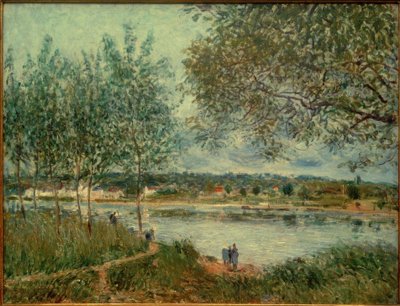 The Path to the Old Ferry of By by Alfred Sisley